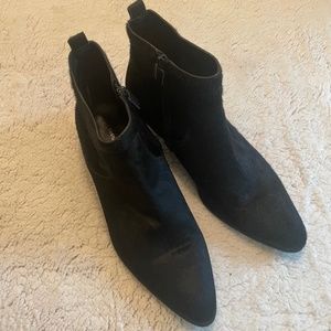 CoSTUME NATIONAL HOMME 10.5 Black Pony Hair boot